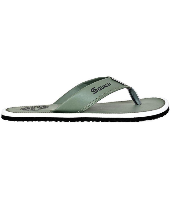 Squash - Green Men's Thong Flip Flop - None