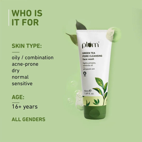 Green Tea Pore Cleansing Face Wash | 50 ml