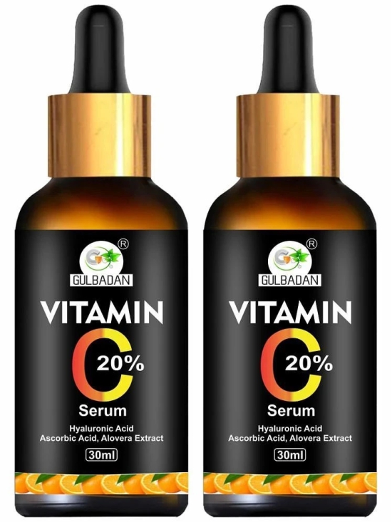 GULBADAN Face Serum Vitamin C Daily Care For Combination Skin ( Pack of 2 )