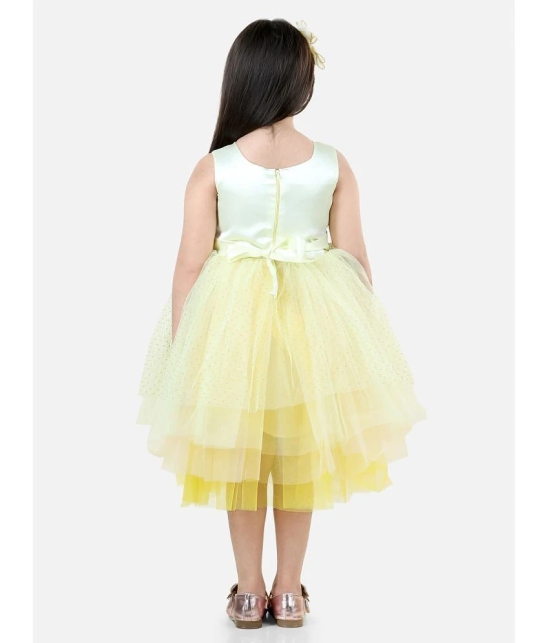 Toy Balloon Kids Yellow Net Girls Frock ( Pack of 1 ) - None