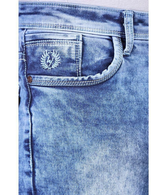 HJ HASASI Blue Regular Fit Jeans - None