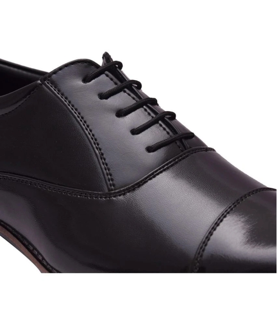 Sir Corbett - Black Mens Oxford Formal Shoes - None