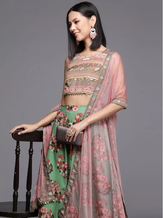 Printed Ready to Wear Lehenga & Blouse With Dupatta