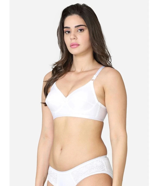 VStar - White Cotton Non Padded Womens Everyday Bra ( Pack of 1 ) - None