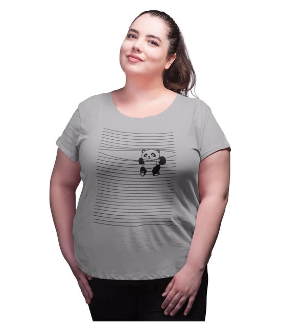 Neo Garments Cotton Grey T-Shirts - Single - 4XL