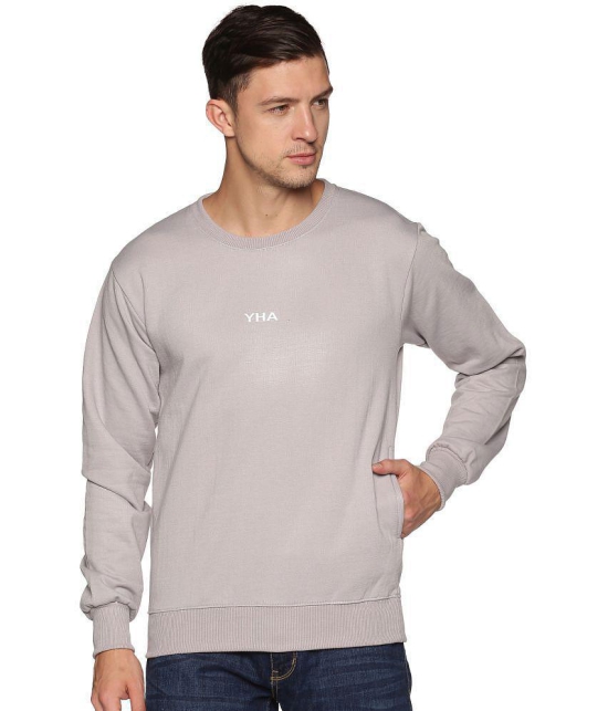 YHA - Fleece Regular Fit Grey Mens Sweatshirt ( Pack of 1 ) - None