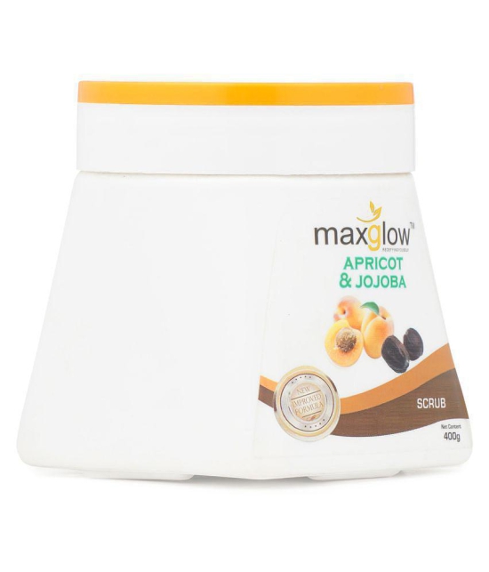 MaxGlow APRICOT AND JOJOBA SCRUB Facial Scrub 400 gm