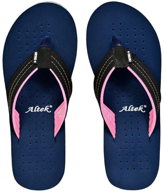 Altek - Navy Blue Womens Flip Flop - None