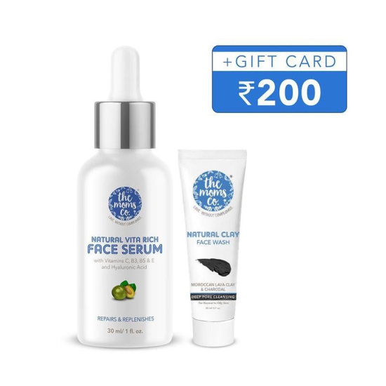 Vita Rich Face Serum + Mini Clay Face Wash + Rs.200 GiftCard