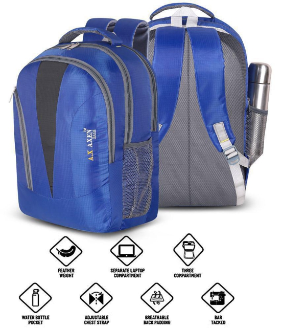 AXEN BAGS 34 Ltrs Blue Laptop Bags