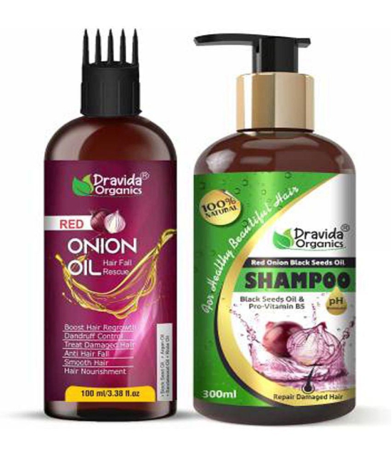 Dravida Organics - Anti Hair Fall Shampoo 300 ml (Pack of 2)