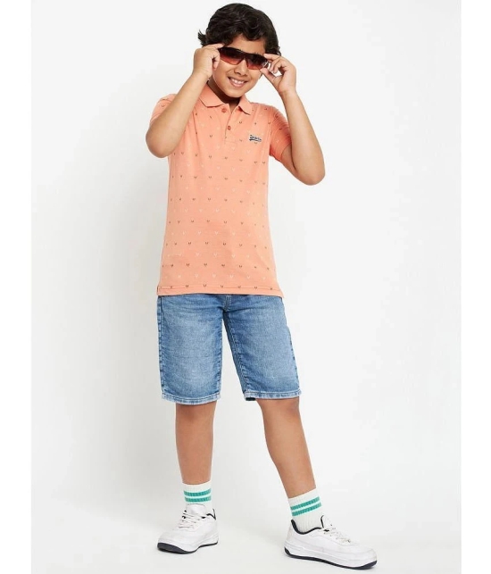 UNIBERRY - Lavender Cotton Blend Boys Polo T-Shirt ( Pack of 2 ) - None