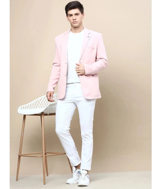 Showoff Cotton Blend Mens Blazer - Pink ( Pack of 1 ) - None