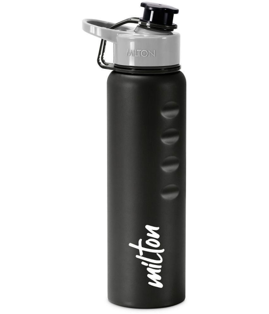 Milton Gripper 1000 Stainless Steel Water Bottle, 920 ml, Black - Black