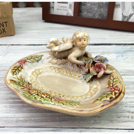 Handmade dish ashtray-Leaf saucer