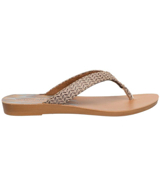 Aerowalk - Beige Women''s Leather Slipper - None