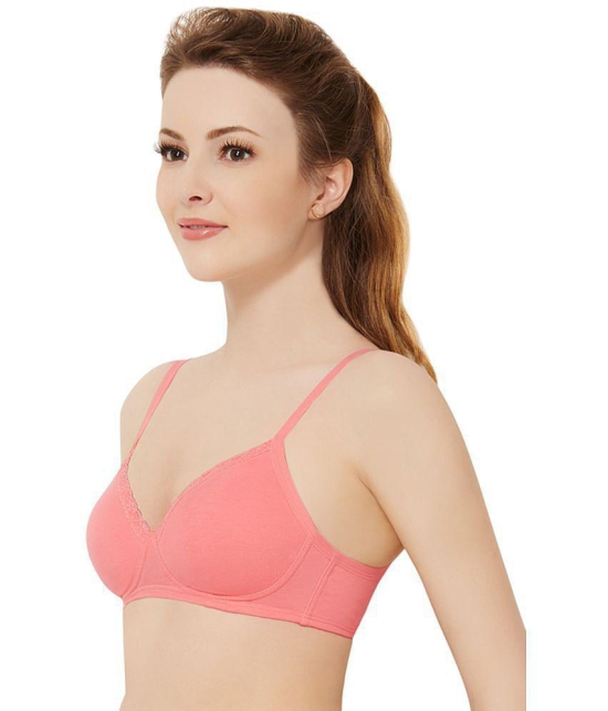 Amante Cotton T-Shirt Bra - Pink Single - 40C