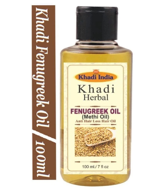 Khadi Herbal Fenugreek (Methi) oil for Hair Growth 100 mL