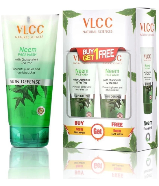 VLCC Combo Kit, Neem Face Wash & Anti Tan Sunscreen SPF 25, 150 ml (Pack of 2)