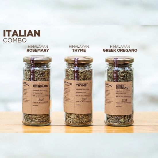 Italian Combo - Rosemary, Thyme & Greek Oregano