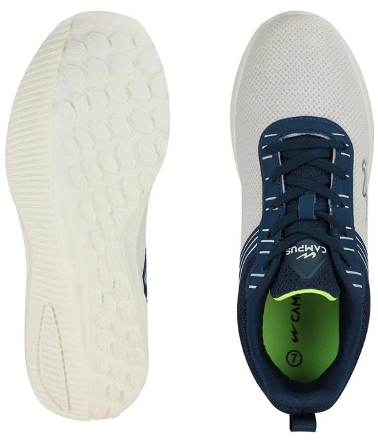 Campus - PAX Off White Mens Sports Running Shoes - None