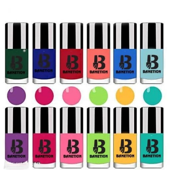 BANETION Nail Polish |Non UV - Gel Finish |Chip Resistant | Seaweed Enriched Formula| Long Lasting|Cruelty and Toxic Free| 9ml