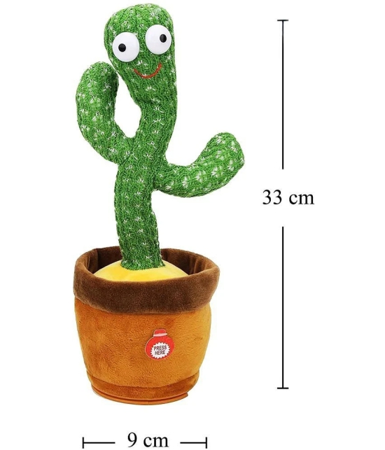 KiddyBuddy Dancing Cactus Talking Cactus Baby Toys Wriggle Singing Cactus Repeats What You Say Baby Boy Toys, Plush Electric Speaking Cactus Second Voice Recorder Baby Girl Toy