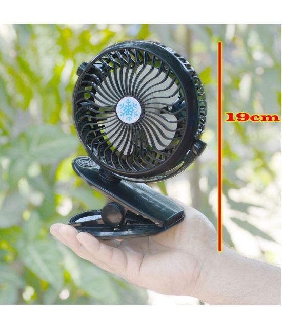 JMALL Rechargeable Fan Mini Clip Rechargeable Fan - Multi Color