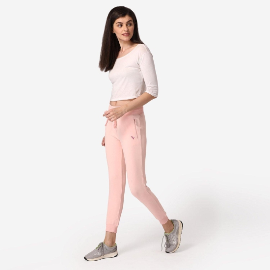 Women Plain Jogger-pants For Women - Pink Pink L