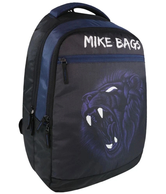 mikebags 27 Ltrs Blue Polyester College Bag - Blue