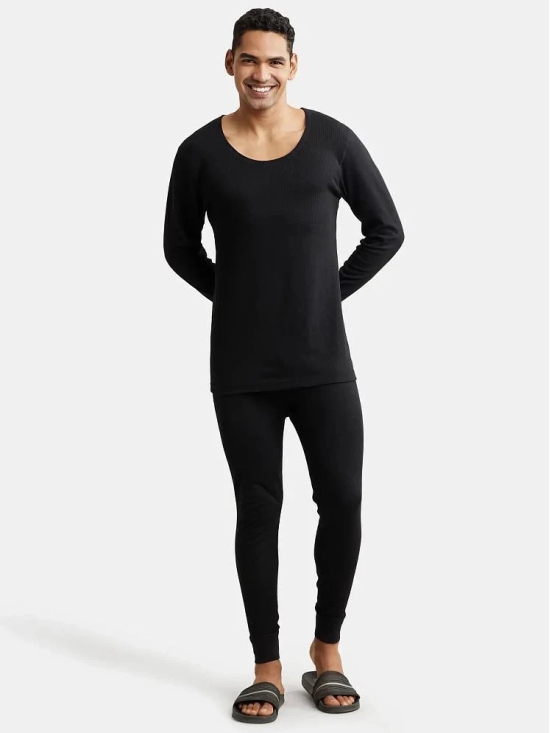 Jockey Pack of 1 Cotton Blend Mens Thermal Tops ( Black ) 2401 - None