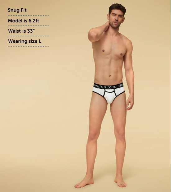 Vibe Modal Briefs Polar White S