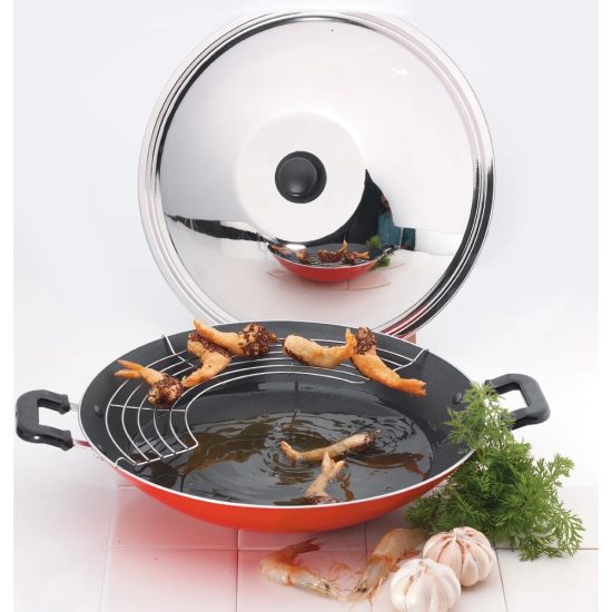 Premier Non Stick Chinese Wok - 30 cm