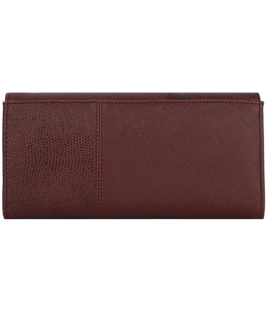 Nicoberry - Maroon Faux Leather Handheld - Maroon