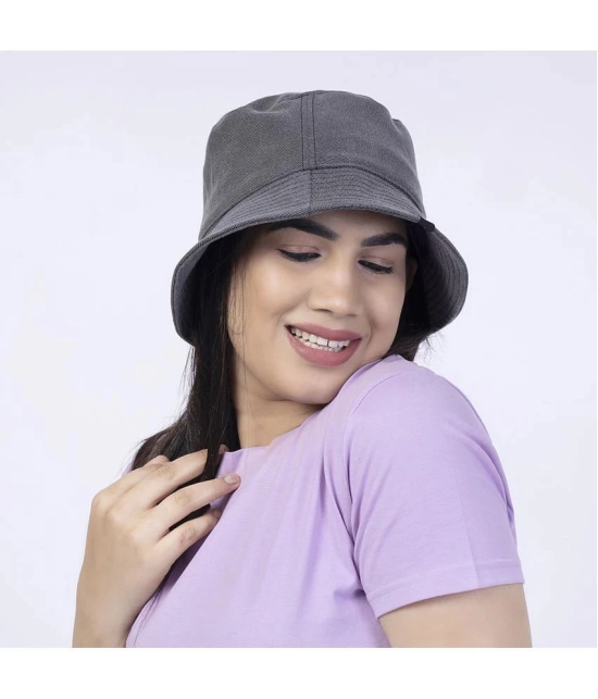 Omtex Gray Denim Womens Hat ( Pack of 1 ) - Gray