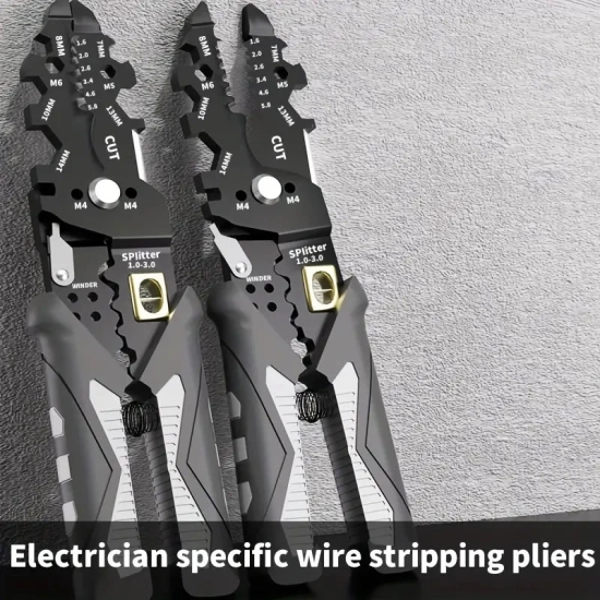 PrimeChoice™ Heavy Duty Wire Stripping & Cutting Pliers for Electricians