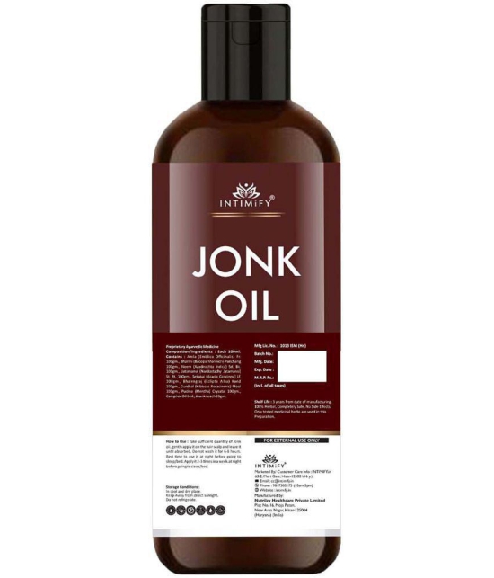 Intimify Jonk Hair Oil, hair growth oil, hair massage oil, new jonk oil, hair regrowth oil, hair growth vitalizer, 120 ml