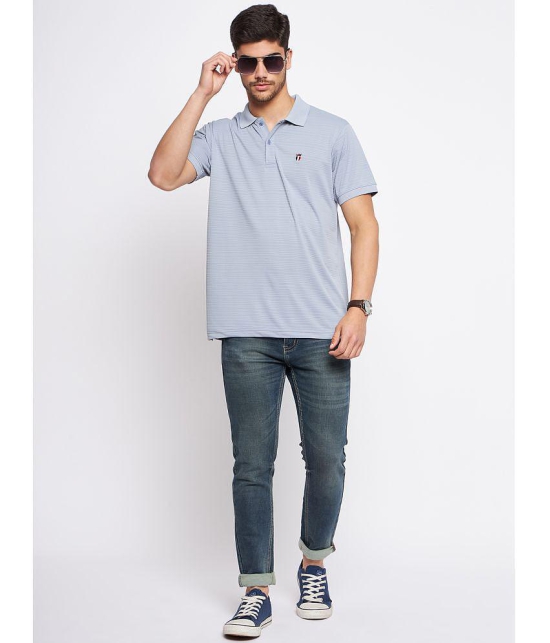 MXN - Grey Cotton Regular Fit Mens Polo T Shirt ( Pack of 1 ) - None