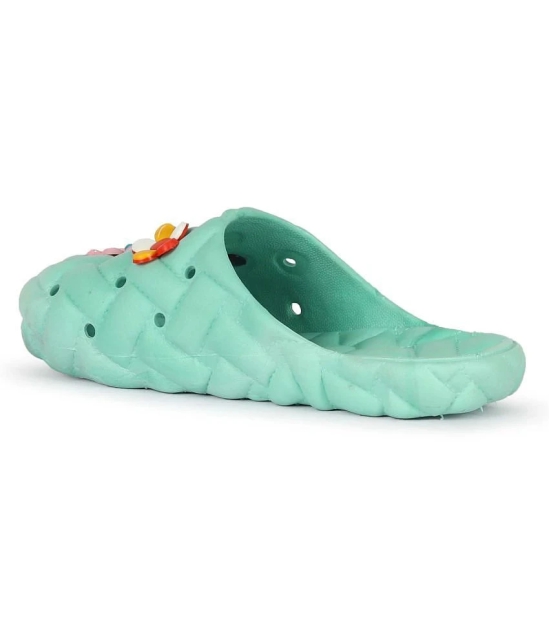 Aadi Green Womens Toe Covered Flip Flop - None