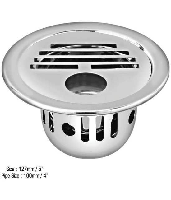 Sanjay Chilly Round Cockroach Trap Floor Drain with Waste Pipe Hole 5 Inch