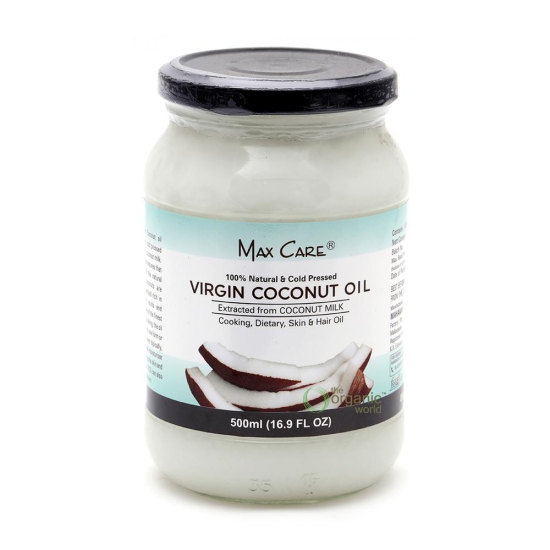 MAXC VIRGIN COCONUT OIL  500ML GLASS JAR