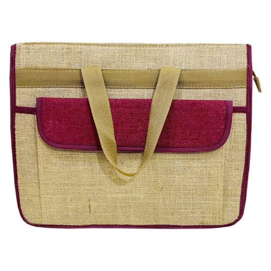 Garvi Gurjari (A Gujarat Govt Enterprise Handmade Plain Jute Office Bag(GGCMJB04)