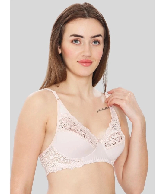 ILRASO - Pink Lace Non Padded Womens T-Shirt Bra ( Pack of 1 ) - None