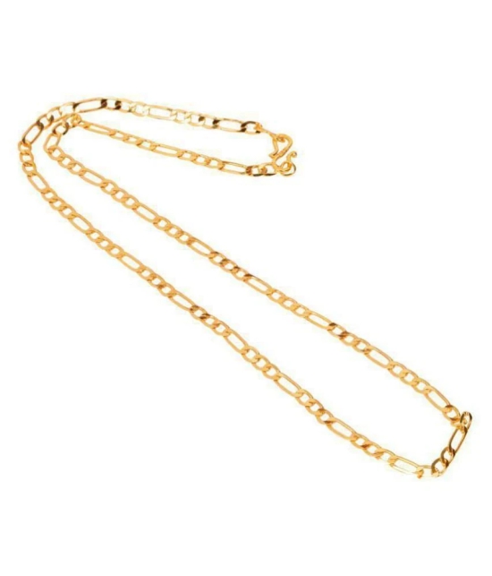 AanyaCentric - Gold Plated Chains Combo ( Pack of 6 ) - Golden