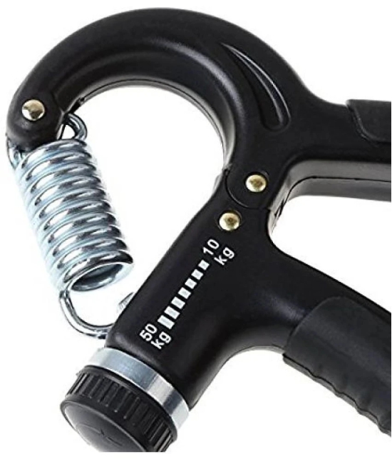 Adjustable Hand Grip Strengthener, Hand Gripper for Men & Women , Pack of 1 - Black