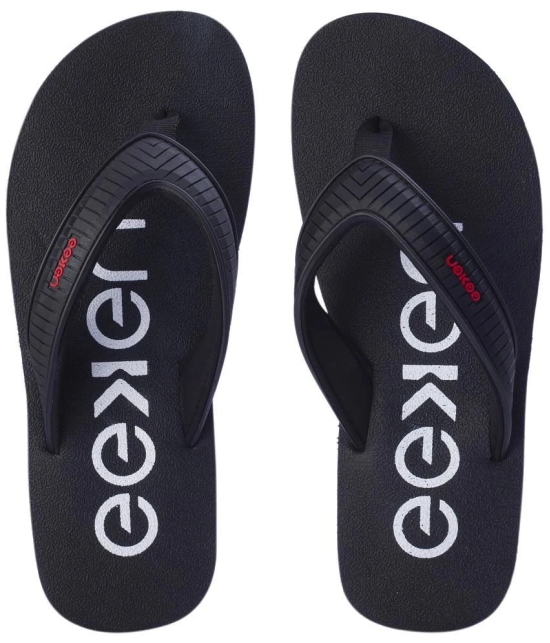 Paragon - Black Mens Thong Flip Flop - None