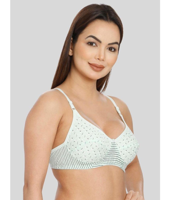 ILRASO - Green Cotton Non Padded Women's T-Shirt Bra ( Pack of 1 ) - None