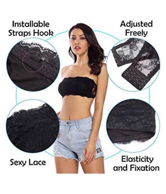 ComfyStyle Lace Everyday Bra - Black - 32