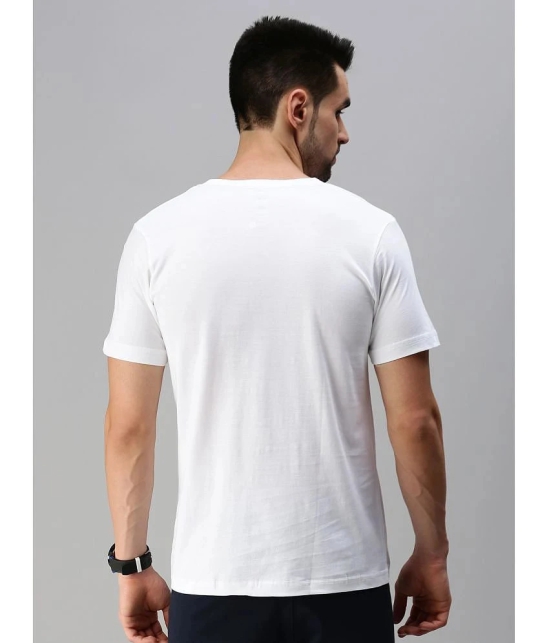 ONN - White Cotton Blend Regular Fit Mens T-Shirt ( Pack of 1 ) - None