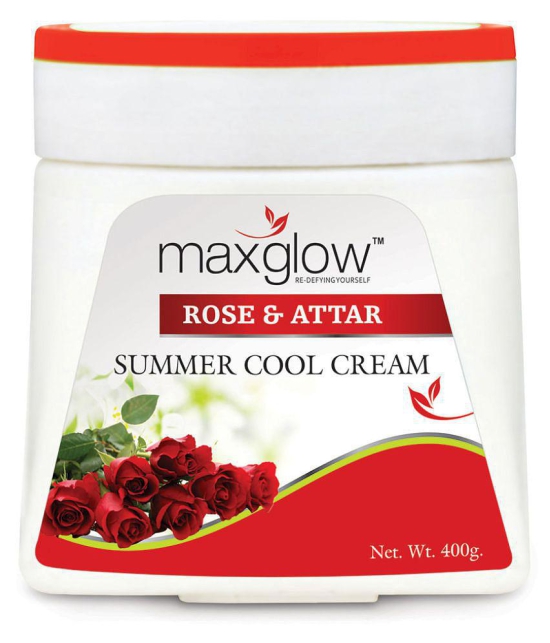 MaxGlow ROSE & ATTAR SUMMER COOL CREAM - 400 GM Day Cream 400 gm